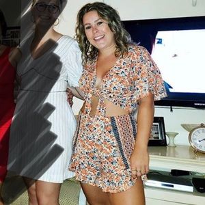 Free People Floral Romper